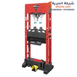 مكبس هيدروليك بدال بنيوماتيك سليندر منزلق 2 بستم 30 طن Mega PRP30